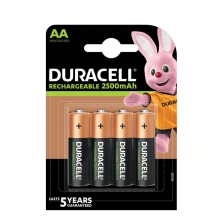 DURACELL baterie nabíjecí STAY.CHARGED 2500mAh AA/HR6 ;BL4