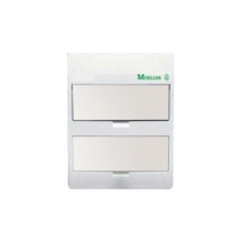 EATON rozvodnice na omítku BC-U-2/24-TW-ECO 24mod. IP40 plná.dvířka bílá N/PE