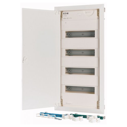 EATON rozvodnice pod omítku KLV-48UPS-F 48mod. IP30 plná.dvířka šedá N/PE