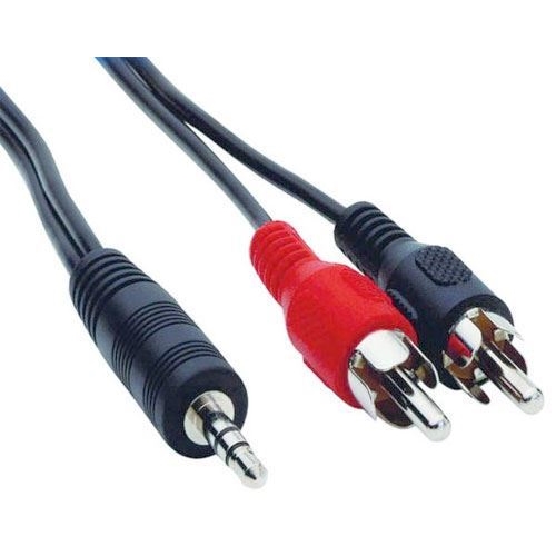 HADEX Kabel 2xCinch-Jack 3,5 stereo, 3m