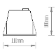 IBL downlight Synergy QUAD-3 3x9W/1950lm/830; černá˙