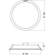 LEDVANCE downlight 18W 1800lm/865 IP44 25Y ;prům.190mm bílá˙