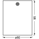 LEDVANCE downlight SPOT.SURFACE.SQUARE GU10 IP20 ; bílá˙