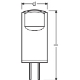 LEDVANCE LED kapsle PARATHOM 0.9W/10W G4 2700K 100lm NonDim 20Y čirá