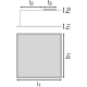 LEDVANCE LED panel PANEL 36W 4320lm/840 IP54 80Y ;62x62 OP˙