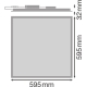 LEDVANCE LED panel PANEL.CMFT 33W 4320lm/865/120° IP44 100Y ; DALI˙