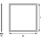 LEDVANCE LED panel PANEL ECO 40W 3200lm/830 IP20 30Y ;60x60˙