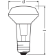 LEDVANCE LED reflektor CLS R63 4.8W/60W E27 2700K 345lm/36° Dim 25Y