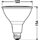 LEDVANCE LED reflektor PFM PAR38 15.2W/120W E27 2700K 1035lm/30° Dim 25Y sklo