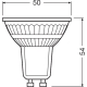 LEDVANCE LED reflektor SUP COMF PAR16 6W/46W GU10 4000K 575lm/120° Dim 25Y sklo