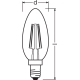 LEDVANCE LED svíčka filament 1906 B35 4W/35W E14 2400K 410lm NonDim 15Y zlatá