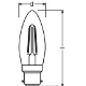 LEDVANCE LED svíčka filament PFM B35 2.5W/25W B22d 2700K 250lm NonDim 15Y čirá