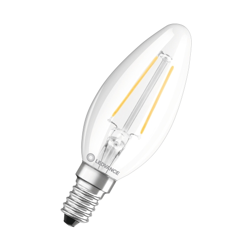 LEDVANCE LED svíčka filament PFM B35 2.5W/25W E14 2700K 250lm NonDim 15Y čirá