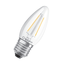 LEDVANCE LED svíčka filament PFM B35 4.8W/40W E27 2700K 470lm Dim 15Y čirá