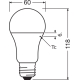 LEDVANCE LED žárovka PFM A60 13W/100W E27 2700K 1521lm NonDim 15Y opál