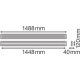 LEDVANCE liniové svítidlo LN.IndiviLED.PFM 48W 5700lm/840 IP20 60Y ;ZBVR˙