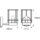 LEDVANCE nástěnné svítidlo EnduraC PostUP 1xE27 IP44 nerez˙