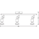 LEDVANCE stropnice SPOT 3x2.6W GU10 690lm/827 IP20 ;˙