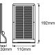 LEDVANCE svít.bater.LED DOORLED.SOLAR 3W 320lm/840 PIR ;stříbrná