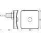 LEDVANCE svít.zásuv.LED LUNETTA.SQUARE.SENSOR 0.3W NIL/RGBW ;bílá