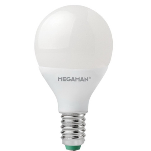 MEGAMAN LED kapka P45 4.9W/40W E14 6500K 470lm NonDim 15Y opál