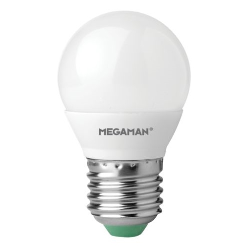 MEGAMAN LED kapka P45 4.9W/40W E27 2700K 470lm NonDim 15Y opál