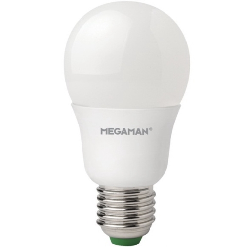 MEGAMAN LED žárovka A60 5.5W/40W E27 4000K 470lm NonDim 15Y opál