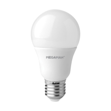 MEGAMAN LED žárovka A60 6W/40W E27 2700K 470lm Dim2Warm 25Y opál