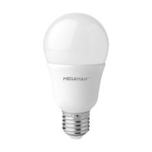 MEGAMAN LED žárovka A60 9.5W/60W E27 2800K 810lm Dim2Warm 25Y opál