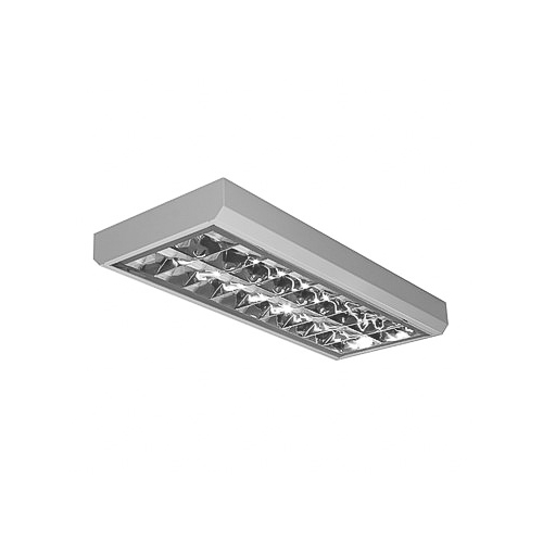 MODUS přisazené svítidlo. LLX 2x18W G13 ALDP2 EP IP20; nouz.modul˙