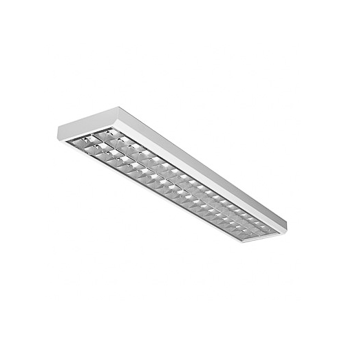 MODUS přisazené svítidlo. LLX 2x36W G13 AL EP IP20; nouz.modul˙