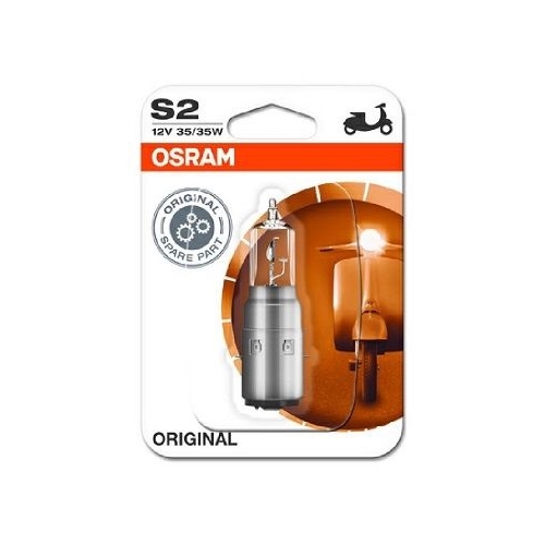 OSRAM autožárov. S2 MOTO STANDARD 64327 35/35W 12V BA20d blistr