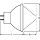 OSRAM halogenová žárovka ELC64659 250W 24V GX5.3