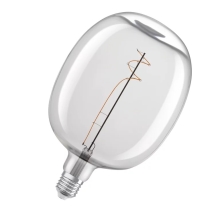 OSRAM LED globe filament 1906 D170G 4.8W/30W E27 2700K 400lm Dim 15Y ;bílá