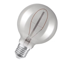 OSRAM LED globe filament 1906 G95 3.4W/10W E27 1800K 100lm NonDim 15Y ;kouřová