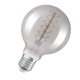 OSRAM LED globe filament 1906.spiral G95 7.8W/30W E27 1800K 360lm Dim 15Y ;kouřo