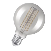 OSRAM LED globe filament 1906.straight G125 11W/42W E27 1800K 500lm Dim 15Y ;kou