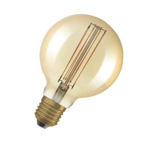 OSRAM LED globe filament 1906.straight G95 5.8W/40W E27 2200K 470lm Dim 15Y ;zla