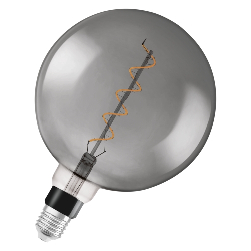 OSRAM LED globe filament Vintage.1906 G125 5W/15W E27 1800K 110lm Dim 15Y ;kour.