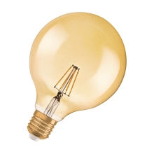 OSRAM LED globe filament Vintage.1906 G125 6.5W/51W E27 2400K 650lm Dim 15Y