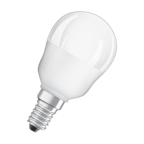 OSRAM LED kapka P47 4.5W/25W E14 2700K/RGBW 200lm Dim 25Y opál ;REM.