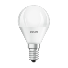 OSRAM LED kapka VALUE P45 4.9W/40W E14 2700K 470lm NonDim 15Y opál 3-pack