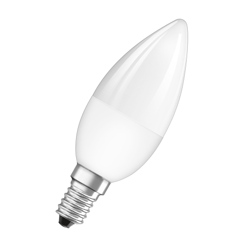 OSRAM LED svíčka B37 4.5W/25W E14 2700K/RGBW 250lm Dim 25Y opál ;REM.