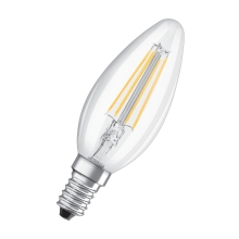 OSRAM LED svíčka filament VALUE B35 4W/40W E14 2700K 470lm NonDim 10Y