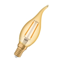 OSRAM LED svíčka filament Vintage.1906 BA35 1.5W/12W E14 2400W 300lm NonDim 15Y