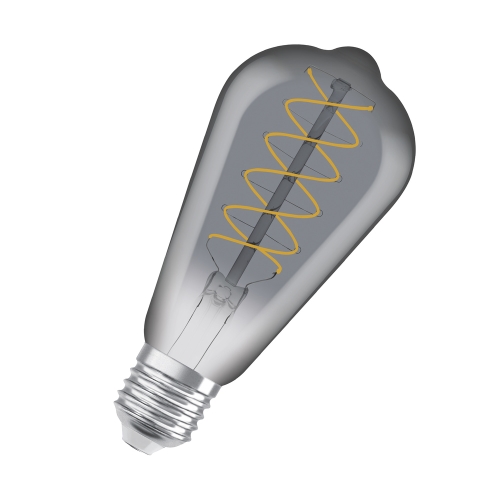 OSRAM LED žárovka filament 1906.straight Edison 7.8W/30W E27 1800K 360lm Dim 15Y