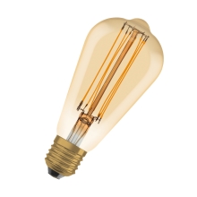 OSRAM LED žárovka filament 1906.straight ST64 5.8W/40W E27 2200K 470lm Dim 15Y ;