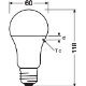 OSRAM LED žárovka PARATHOM A60 10W/75W E27 4000K 1055lm NonDim 15Y opál