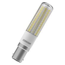 OSRAM LED žárovka T18 7W/60W B15d 2700K 806lm NonDim 15Y čirá