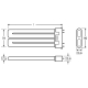 OSRAM nástrčná zářivka DULUX F 36W/827 (41) 2G10